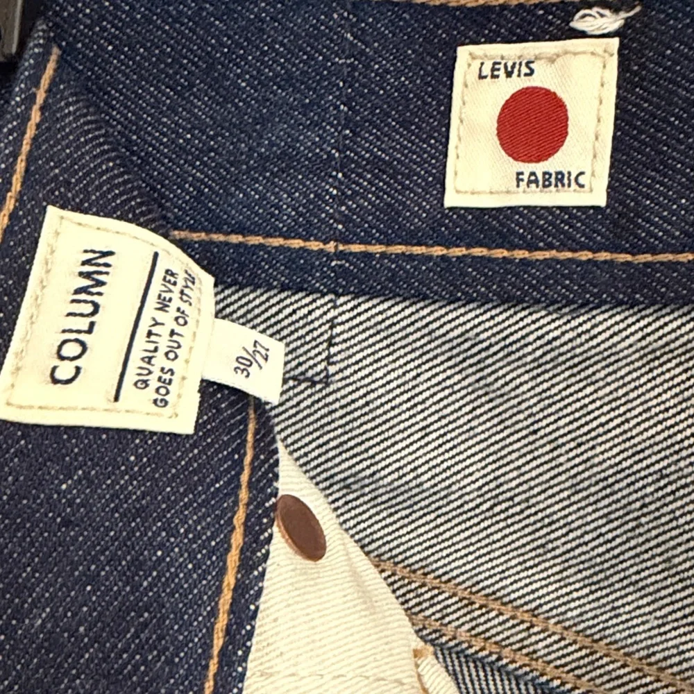 NWOT Levi’s Japanese Selvedge High Rise Column Women's Jeans - Dark Wash 30/27 - Picture 12 of 15